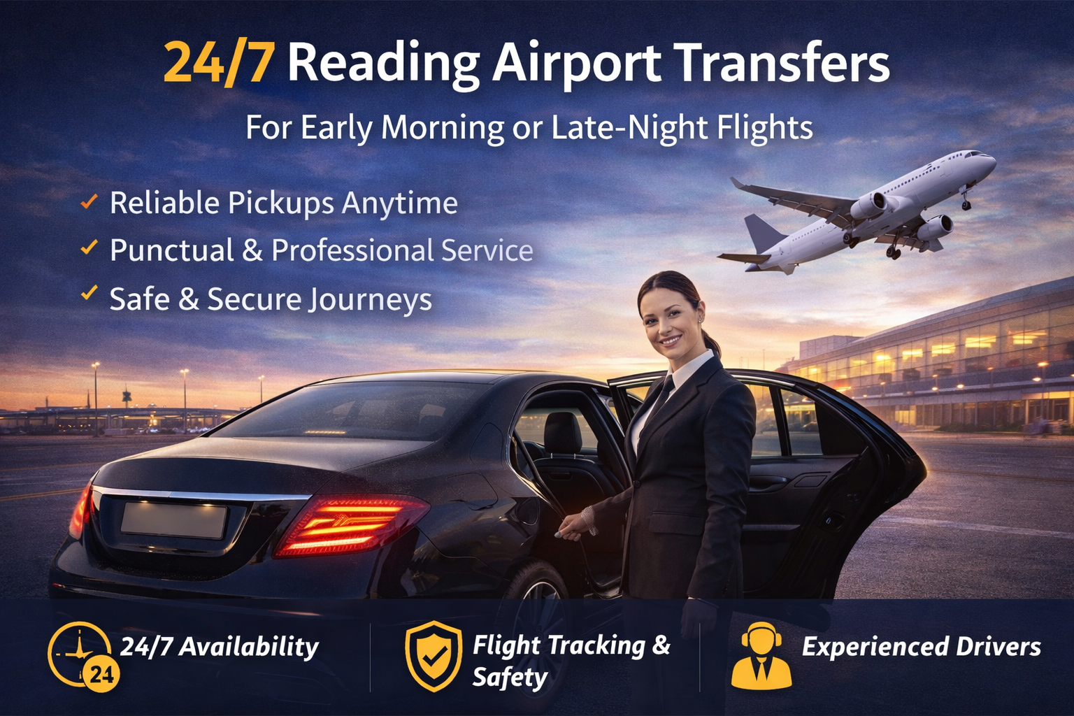You are currently viewing Why Choosing the Best Airport Taxi Service in Reading Matters for Early Morning or Late Night Flights