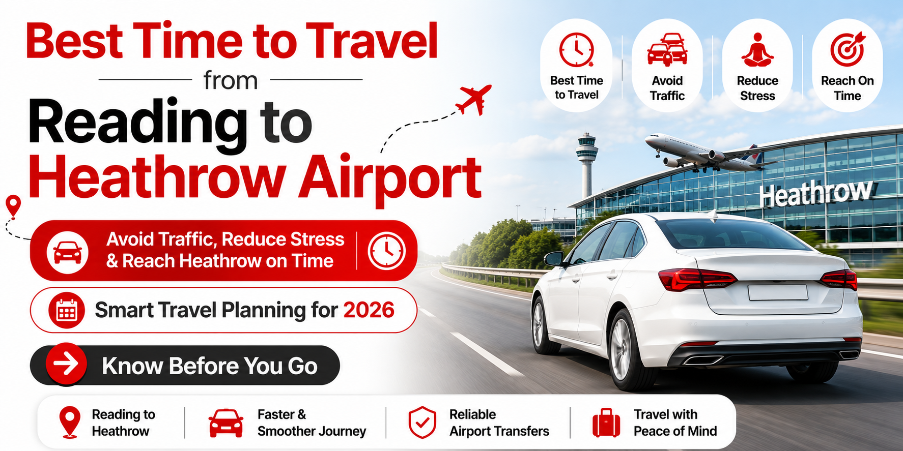 You are currently viewing Best Time to Travel from Reading to Heathrow Airport to Avoid Traffic