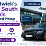 How Gatwick’s North and South Terminals Affect Your Taxi Pickup